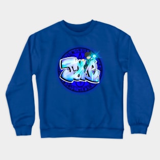 Jake Graffiti Name in Street Art Style Crewneck Sweatshirt